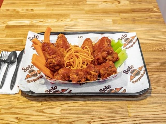 12 Jumbo Chicken Wings.