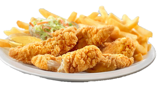 5 Piece Chicken Tenders w/ Fries and Ranch.