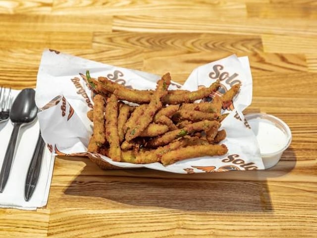 Fried Spicy Green Beans.