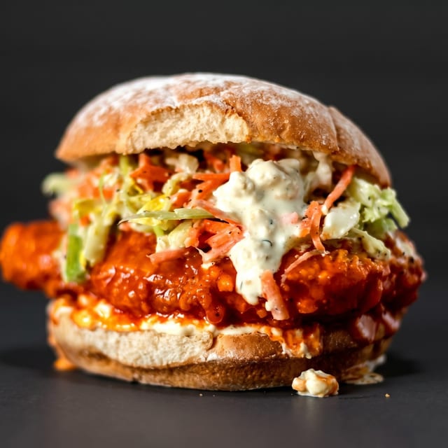 Buffalo Beyond Crispy Chicken Sandwich 🌱.