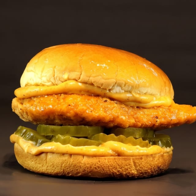 Crispy Chicken Sandwich Kids Meal.