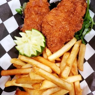 Fried Cod Fish Fillet Basket