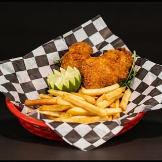 Fried Cod Fish Fillet Basket